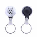 Norwich Terrier - keychain with a dog portrait, pendant with the brand's own Art-Dog graphics