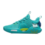 Li Ning All City 9 V1.5 Jaunimo versija Toy Story Kolaboracija Žemo profilio krep&scaron;inio bateliai Vaikų sportbačiai Vandenyno mėlyni ABPR033-4 37.5