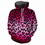 Vyri&scaron;kas rudeninis leopardų ra&scaron;to serijos 3D skaitmeninio spausdinimo užtraukiamas gobtuvas mados tendencijų džemperis vyrui L
