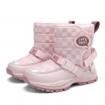 Vaiki&scaron;ki žieminiai batai Winter Plus Fashion Velcro Patogus lauko storas padas su pliu&scaron;ine izoliacija Vaiki&scaron;ki sniego batai Auk&scaron;tos vir&scaron;ūnės medvilniniai batai