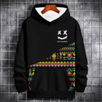 Vyri&scaron;kas rudens gobtuvas Gatvės apranga 3d margintas megztinis Hoodie Fashion Vyri&scaron;kas didelis gobtuvas megztinis Vyri&scaron;ki drabužiai 6XL