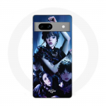 Coque Maniacase pour Google Pixel 7a wednesday Mercredi Addams