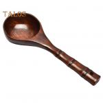 Sriubos samtis su pakabinimo skylute, indai, natūralus bambukas, ilga rankena, ryžių &scaron;auk&scaron;tas, virtuvės įrankiai