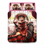 Anime Sexy Moteri&scaron;kas patalynės komplektas Antklodės Užvalkalas Miegamojo Antklodės Užvalkalai Vienviečiai Dvigulės Dvigulės Antklodės Namų tekstilė 70x133cm 2pcs