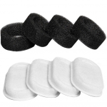 4/8 vnt kačių vandens fontanų filtrai naminių gyvūnėlių vandens fontanų filtrai su 4/8 kempinėmis vandens dozatoriaus filtrai Universalūs reikmenys naminiams gyvūnėliams