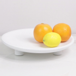 Modernus minimalistinis modelinis namas Vaisių lėk&scaron;tė Skandinavi&scaron;kas kūrybinis trikojis padėklas Valgomojo stalas Mink&scaron;tos dekoracijos Parodų salės Sandėliavimo papuo&scaron;alai