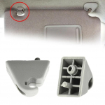 2x Skydelio nuo saulės laikiklio spaustukas Vauxhall For Vectra For Astra F For Corsa B 1438336 Skydelio nuo saulės mygtukas Mygtukas Fiksuotas kortelių laikiklis Skydelis nuo saulės CHINA