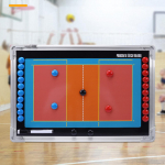 Volleyball Coaching Board Aluminum Alloy Easy to Clean Whiteboard
