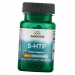 5-hidroksitriptofanas miegui, 5-HTP 100, Swanson 60 kaps. (72280006) 60caps