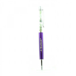 Pierres et Min&eacute;raux. Stylo min&eacute;raux Quartz Tourmaline rutile du Br&eacute;sil. Couleur violet.