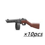 Antrojo pasaulinio karo karinis statybinis blokas kareivio figūrėlė ginklas žaislinis snaiperis automatas AK karabinas &scaron;autuvo priedai armijos plytos modelis B081