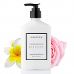 Kimirica &bdquo;Bouquet&ldquo; rankų losjonas su frangipanio ir rožių gerumu, 100 % vegani&scaron;kas ir be parabenų, (Frangipanai ir rožė)