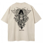 Vyri&scaron;ki plauti anime Attack On Titan mar&scaron;kinėliai hip hop gatvės drabužiai grafinis spaudinys dideli mar&scaron;kinėliai trumpomis rankovėmis medvilniniai laisvi vintažiniai vir&scaron;ūnės S