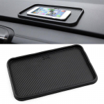 1x Universalus automobilio prietaisų skydelio neslystantis lipnus padėkliukas telefono laikiklis kilimėlis neslystantis silikoninis kilimėlis automobilio interjero dalis 20x12.8cm CHINA