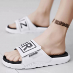Vyri&scaron;kos vasarinės &scaron;lepetės lauko kasdienės paplūdimio &scaron;lepetės personalizuotų &scaron;lepetų tendencija neslystantys batai hip-hopas 43 balta