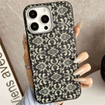 Ra&scaron;tuotas Skaidrus Spausdintas Gėlių Dėklas Telefono Dėklai Dėklas Oda Skirtas Xiaomi Samsung Iphone Atsparus Mobiliojo Telefono Dėklas Telefono Dėklas iPhone 6/6s ruda