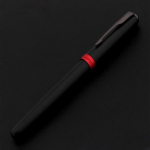 2023 m. prabangus plunksnakotis, kokybės &bdquo;Jinhao 75&ldquo;, metalinis juodas raudonas plunksnakotis, finansų biuro studentų mokyklos ra&scaron;tinės reikmenų ra&scaron;alas juoda