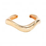 Auksinės Sidabrinės Apyrankės Hiphopo Plačios Rankogalių Apyrankės Netaisyklingos Bangos Rankos Papuo&scaron;alai Moterims ir Vyrams B