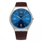SWatch SS07S101 Skin Irony Skinwind Vyri&scaron;kas odinis laikrodis SS07S101