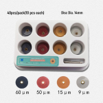 40pcs/80pcs per pack Dental Oral Resin Polishing Disc Mandrel Set High Quality Dental Technique Kit Dentistry Finishing System 1 set A(40pcs) 12mm