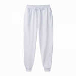 Naujos vyri&scaron;kos bėgimo kelnės, vyri&scaron;kos kelnės, laisvalaikio kelnės, sportinės kelnės &bdquo;Jogger 13 Color&ldquo; sportinės kelnės XXXL balta