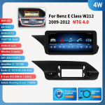 Hizpo 10.25 I&scaron;manusis RDS automobilio ekrano stereo grotuvas, palaikantis Carplay Android Auto, skirtas Mercedes Benz W212 E-Class E200 E230 E260 E300 S212 2009-2012 NTG 4.0 4W 4G 32G AI