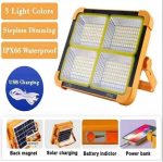 LED Prožektorius USB Įkraunamas Prožektorius Kempingo Lempa Ne&scaron;iojamas Lauko Prožektorius Galingas Žibintas Darbo Lempos 264LED-2000LM