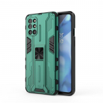 Prabangus smūgiams atsparus automobilinis stovas-laikiklis magnetinis &scaron;arvuotas telefono dėklas, skirtas OnePlus 9R 9r 9 R LE2101 6,55 galinis dangtelis For Oneplus 9R žalia