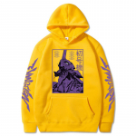 Vyri&scaron;ki megztiniai Anime Evangelion Graphic EVA-00 PROTO TYPE Unisex Oversize Ilgomis rankovėmis megztiniai Megztiniai Harajuku Streetwear Vir&scaron;utiniai L