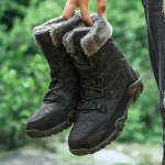 Vyri&scaron;ki žieminiai batai lauke aksominis Patogus darbas alpinizmo sniego batai Madingi kelionės laisvalaikio medvilniniai batai 38