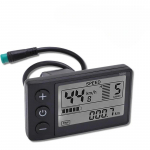 S866 elektrinio dviračio LCD ekrano matuoklis 24 V 36 V 48 V valdymo skydelis su vandeniui atspariu ki&scaron;tuku, skirtas 22,2 mm / 0,9 colio vairo tvirtinimui
