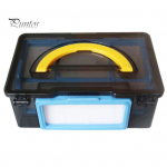 Dulkių siurblio dulkių dėžutė Lengvai montuojama Prakti&scaron;ka skaidri dulkių surinkimo dėžutė, skirta ILIFE V3/v5S/v5s Pro