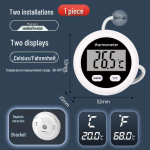 Didelio tikslumo akvariumo termometras žuvų ir vėžlių akvariumams