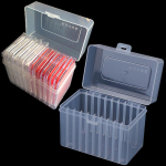 1vnt plastikinė baltos talpos monetų laikymo dėžutės laikiklio plok&scaron;tė PCb Ngc 11cm*9cm*6cm