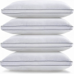 4 vnt. vie&scaron;bučio kokybės pagalvės - Mink&scaron;tos ir palaikančios visoms miego pozoms standard (pack of 4) balta