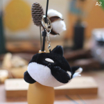 1 vnt. Kawaii raktų pakabukas, automobilio grandinėlė, įdarytas delfinas, orka, a&scaron;tuonkojis, ryklys, pakabukas, pliu&scaron;iniai žaislai, gyvūnas, vaikams, mergaitėms, draugui
