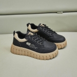 Pavasariniai balti batai Nauji sportiniai bėgimo moteri&scaron;ki studenti&scaron;ki storo pado auk&scaron;tinantys laisvalaikio batai 40