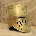 Viduramžių Tamplierių Kryžiuočių Riterio &Scaron;almas, Rekvizitas, Cosplay, Plienas, Rekonstrukcija, Vaidmenų žaidimas, Helovino Kostiumas, Dėvimas &Scaron;almas, Dovana, Vyras, Dovana Vyrams M aero