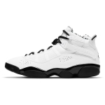 Air Jordan 6 Rings Motorsport 2021 Vyri&scaron;ki Sportbačiai Balti Juodi Metalinio aukso DD5077-107 41