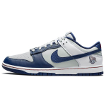 NBA x Nike Dunk Low EMB 75-ojo jubiliejaus - Nets Unisex sportbačiai Balti Pilki-Rūko Mėlyni-Tamsiai Mėlyni DD3363-001 45