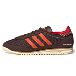 Wales Bonner x adidas SL72 megztos unisex sportbačiai, rudi, tamsiai rudi, kolegijos oranžiniai, kreminiai balti IE1664 36