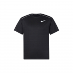 Nike Kasdieniai sportiniai mar&scaron;kinėliai apvaliu kaklu ir trumpomis rankovėmis vyrams, vir&scaron;us, juodi AJ7566-010 M