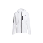 Adidas Own The Run Striukė su gobtuvu Vyri&scaron;ka Vir&scaron;utinė apranga Balta GJ9948 S