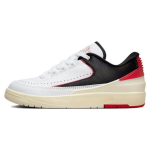 Air Jordan 2 Retro Low Chicago Twist Moteri&scaron;ki sportbačiai Balti University-Red Juodi FD4849-106 37.5