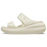 Crocs Puff klumpės EVA įsispiriami mažai triuk&scaron;mo keliantys neslystantys sandalai Moteri&scaron;ki sandalai Kaulo baltumo 207670-2Y2 41-42