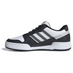 Adidas Originals Team Court 2 Universalūs Patogūs Smūgius Sugeriantys Patvarūs Žemi Skate Batai Unisex Skate Batai Juodi Balti IF1197 40⅔