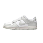 Nike Dunk Low GS Photon Dust Vaikams Sportbačiai Pilki Balti &Scaron;viesiai Sidabriniai FB9109-124 35.5
