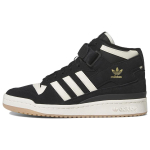 adidas Forum Mid Juodi Kreminiai Gumos Unisex Sportbačiai Core-Black Cream-White FZ6252 38⅔ white