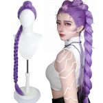Kpop Huntrix Rumi Cosplay Perukas Helovino vakarėliui Demono aksesuaras Medžiotojų kostiumai rekvizitai karnavalinis i&scaron;galvotas persirengimas as the picture-One Size