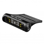 Negotrztna TPMS Padangų slėgio monitorius, Oro slėgio/temperatūros monitorius, Saulės energija/USB dvigubas įkrovimas, Vibracijos aptikimas